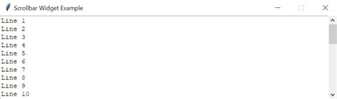Python Tkinter Scrollbar Style