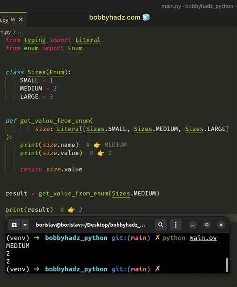 Python Type Hint Literal