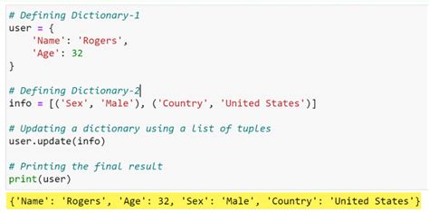 python update global dictionary in function