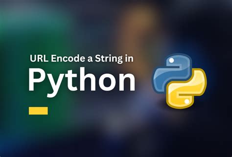 python url encode string