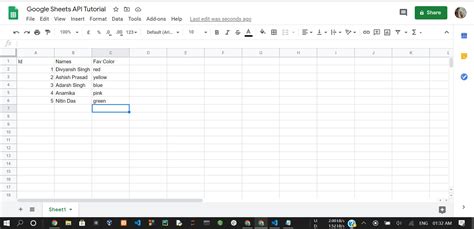 python use google sheets as database