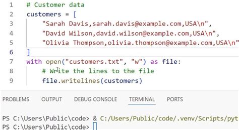 Python Write Multiple Lines String To File
