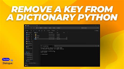 How to Remove KeyValue Pair from a Python Dictionary YouTube