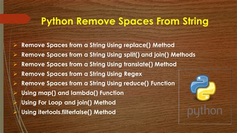 How To Remove Spaces From A String In Python YouTube