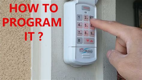 Python2 Garage Door Opener Keypad Programming