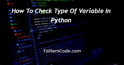 python3 check type of variable