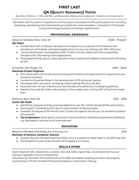 Guide IT QA Analyst Resume [+12] Samples & Examples PDF