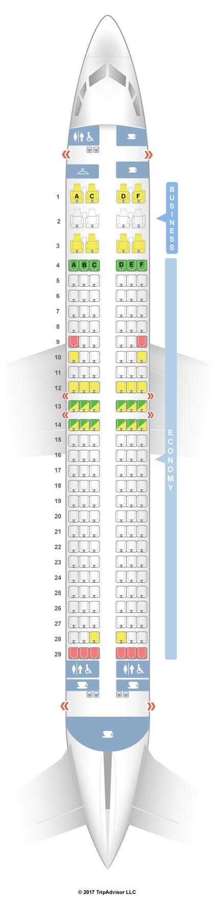 qantas boeing 737-800 seat map