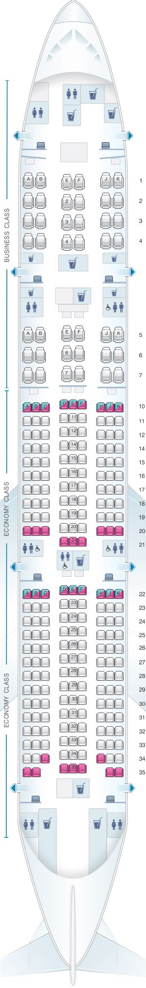 qatar airlines seat map