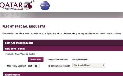 qatar airways manage a booking