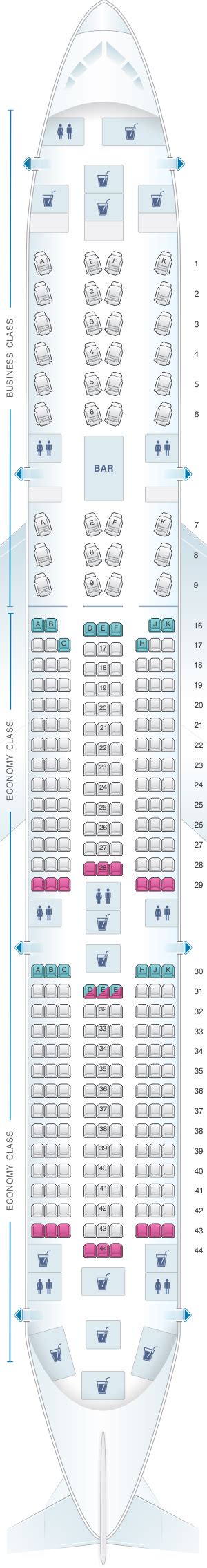 qatar airways seat map a350-900