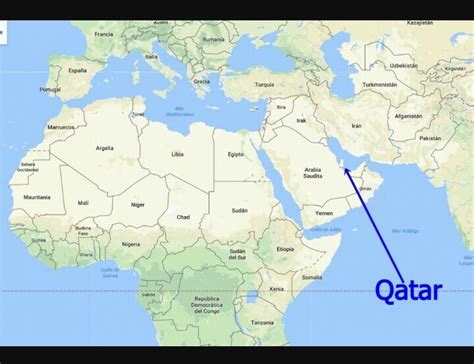 qatar mapamundi