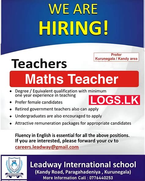 qatar maths teacher jobs