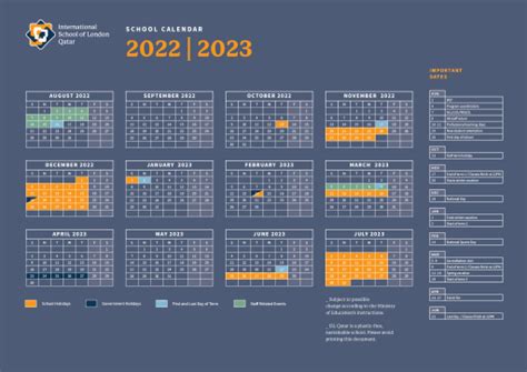 qatar university calendar 2022 2023