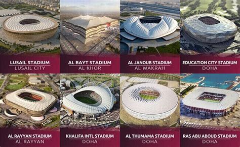 qatar world cup stadiums list