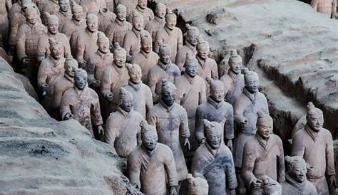 Terracotta soldiers. Tomb of Qin Shi Huang Di. Xi´an. China Stock Photo