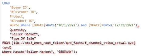 Qlik Sense Load Between Dates