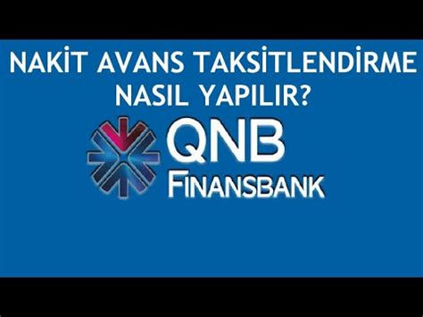 qnb finansbank 0 faizli nakit avans