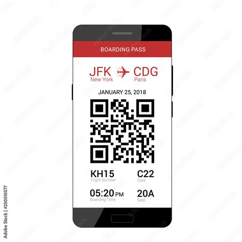 qr code boarding pass