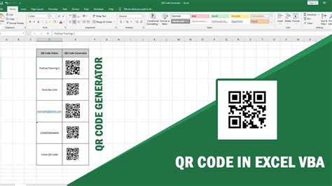 qr code generator add in excel