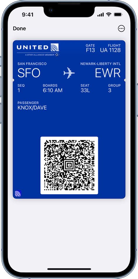 qr code mobile pass