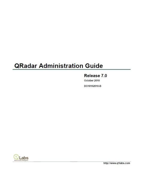 qradar admin guide pdf
