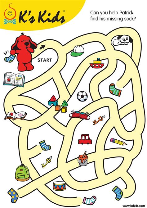 Qter Pipe Maze Printable For Kindergarden