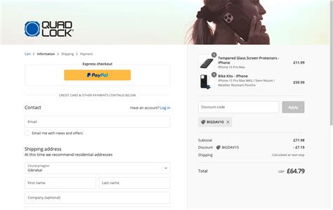 quad lock discount code