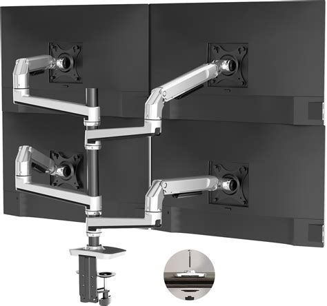 Quad Monitor Arm Desk Mount