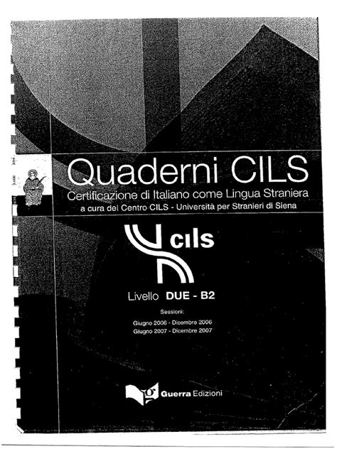Quaderni CILS B2 Giugno 2011