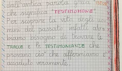 Quaderno di storia classe 1^ Prima - dopo (3) | Blog di Maestra Mile