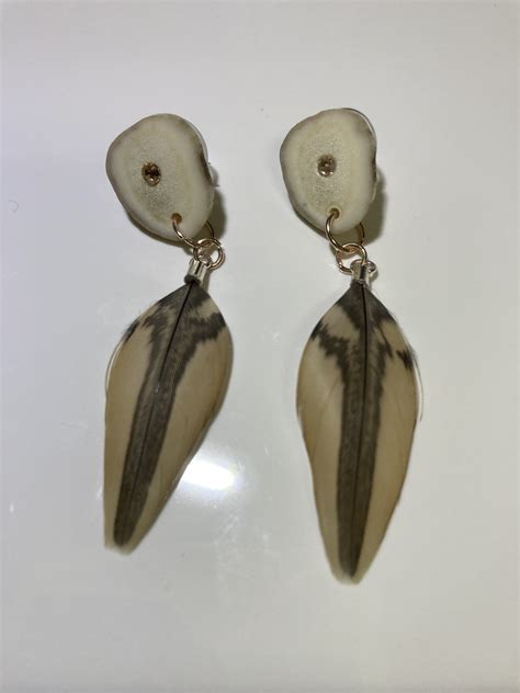 Quail Feather Earrings