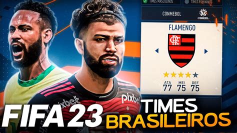 quais times brasileiros tem no fifa 23