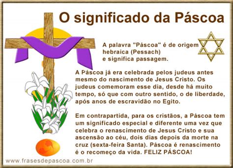 qual é o significado da pascoa