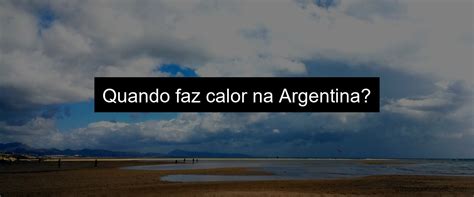 qual o clima da argentina