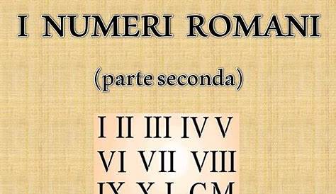 Lezione Numeri romani classe 5° elementare - YouTube