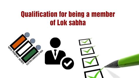 qualification for lok sabha member