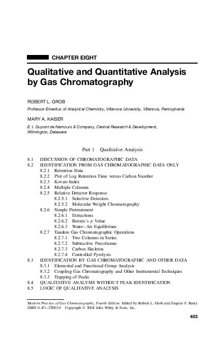 qualitative and quantitative aspects of analysis pdf notes
