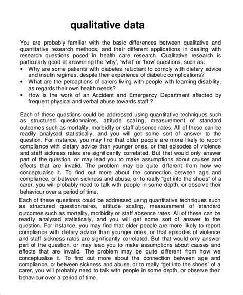 qualitative data analysis sample pdf