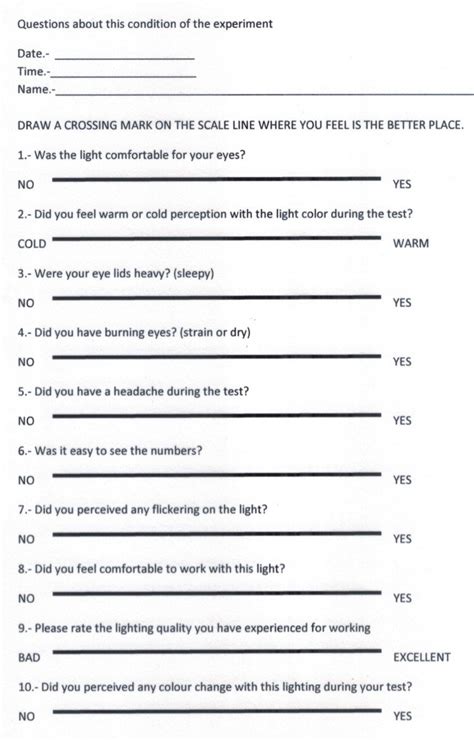 qualitative questionnaire example format
