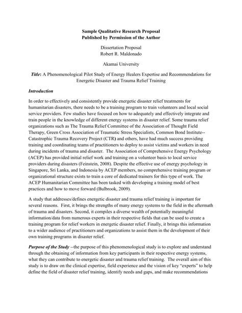 qualitative research dissertation examples