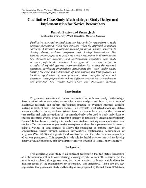 qualitative research methods case study pdf