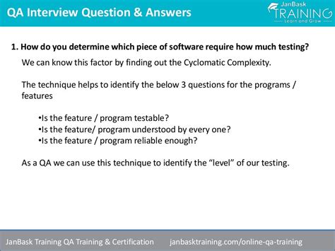 quality assurance software testing interview questions