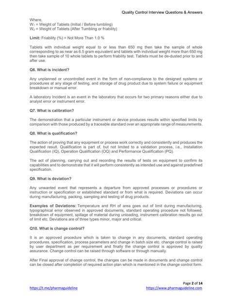 quality control interview questions and answers for mechanical engineer