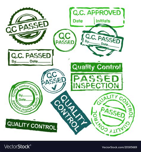 Quality Inspector Stamps