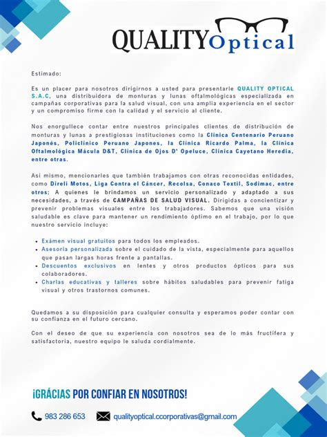 Quality Optical S.a.c