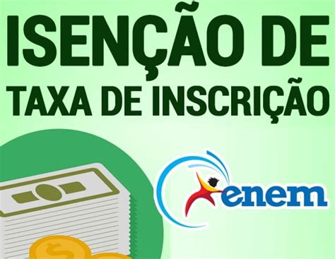 quando começa a isenção do enem 2022