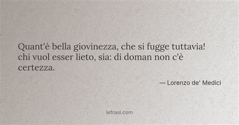 Watch Quant È Bella Giovinezza References