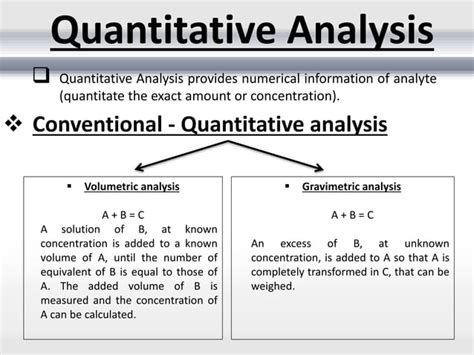 quantitative analysis course