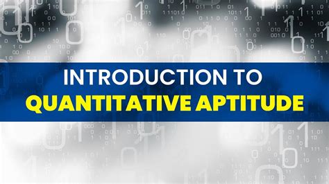 quantitative aptitude meaning and examples